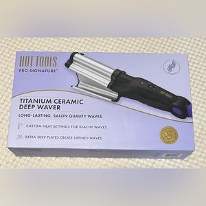 Hot tools titanium ceramic deep waver